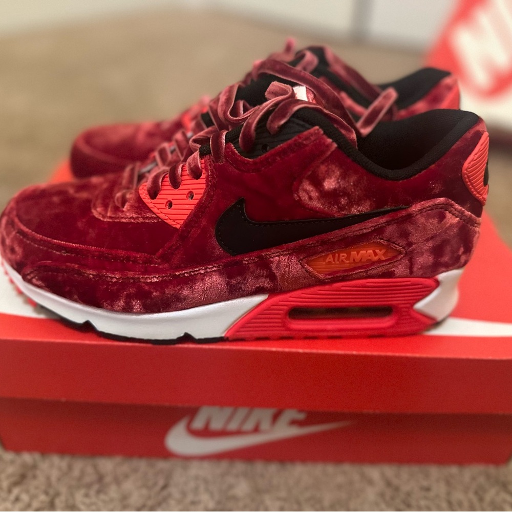 Nike Air Max Red Velvet Sneakers